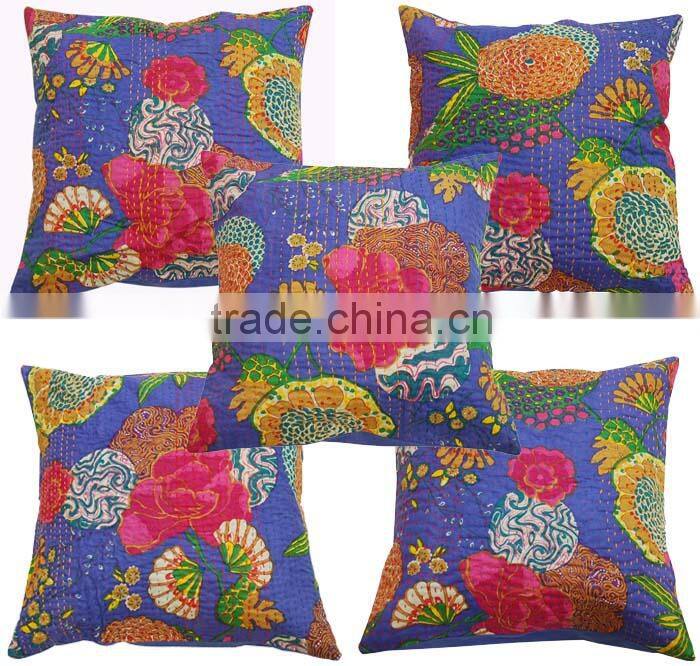 Kantha Cushion Covers Design Pattern