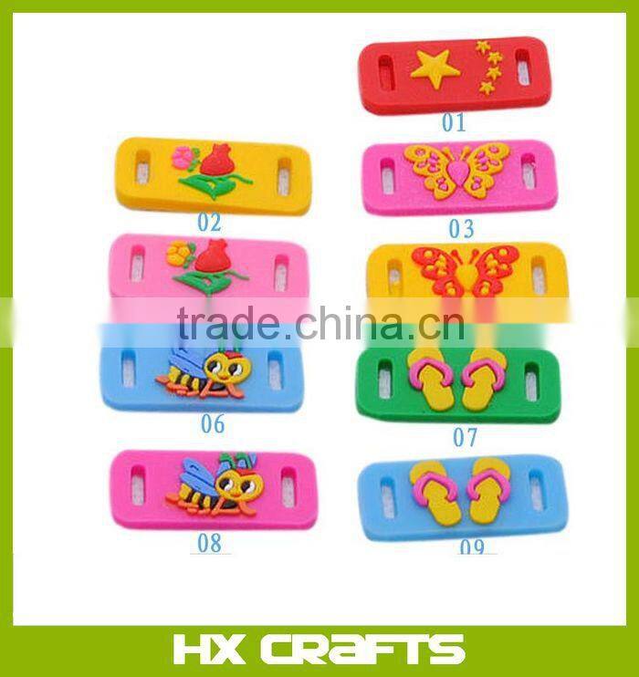 Premium 3D custom pvc shoelace charm for shoes accessories