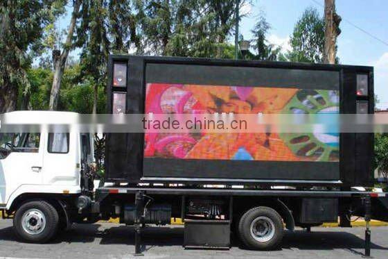 Truck mobile led display P10 mobile led screen truck trailer led sign curtain