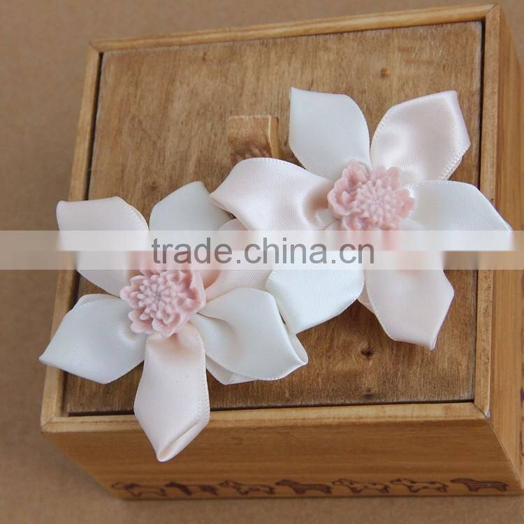 MYLOVE beautiful white flowers hairpins fairy hair accessory handmade
