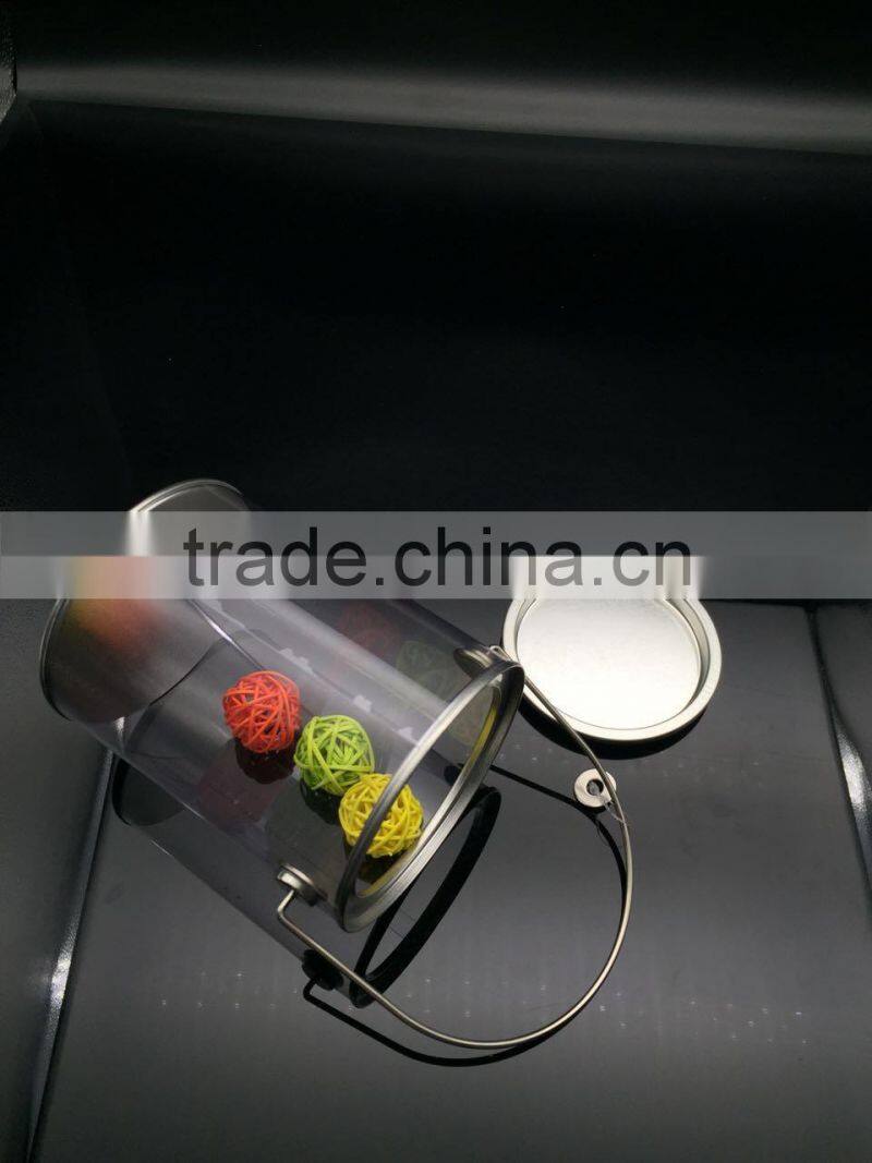 102mm diameter small round tin box with lid