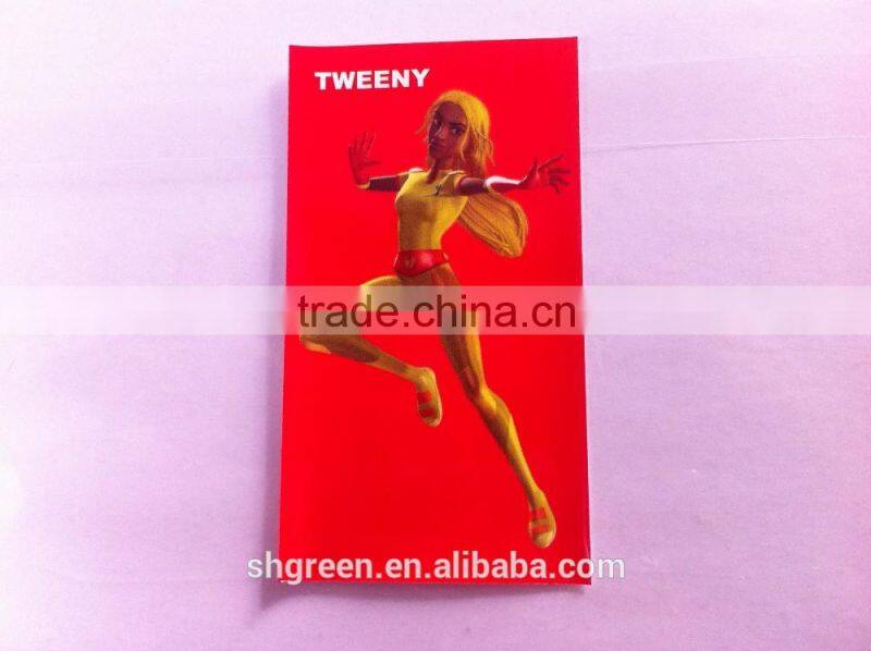 Beatiful girl eco-friendly vinyl sticker for food