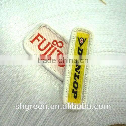 twill woven emblem for suit lapel