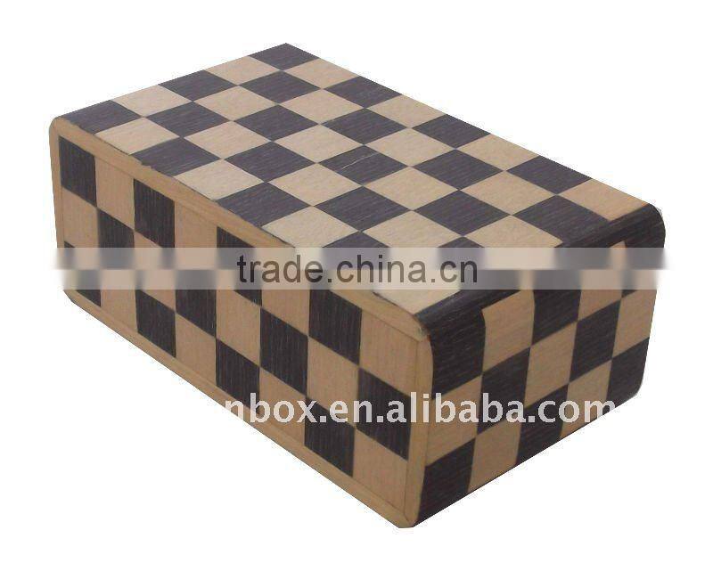 Wooden holder storage box