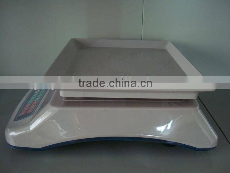 2016 neweast Dual Purpose 25KG Price Scale With Plastic Pan , whoesale good price price counting scale for sale