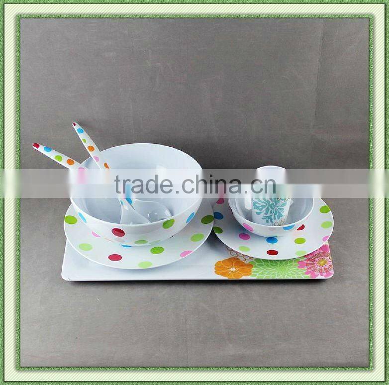 16-20pcs Melamine Dinner set