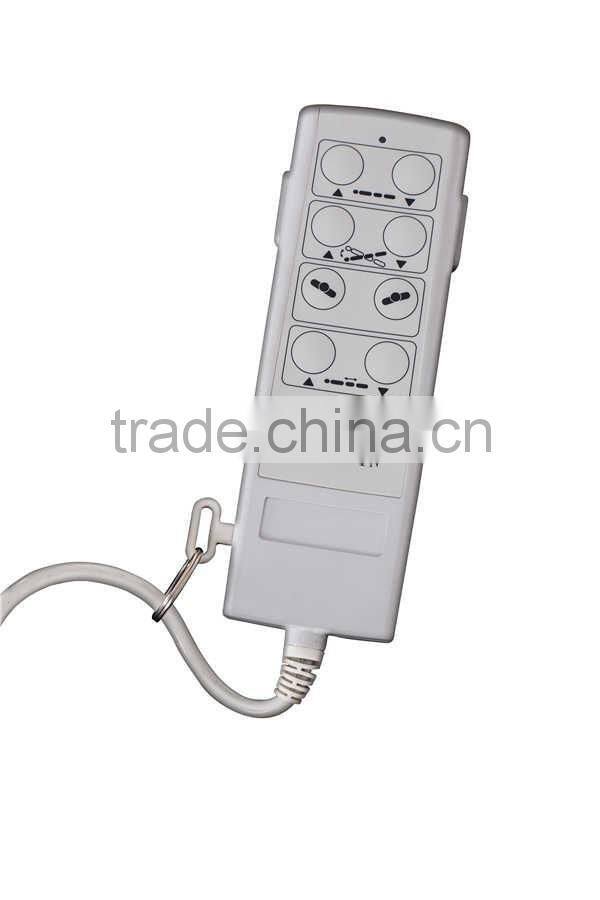 The whole table top can move longitudinally operating table