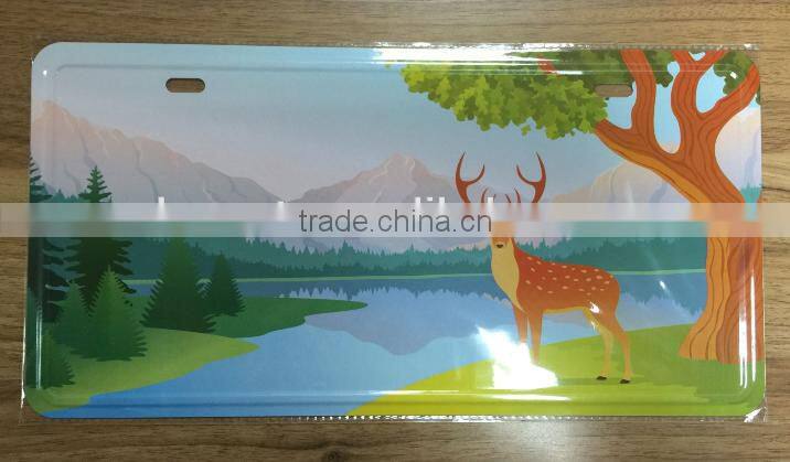 new border embossed promotion florida souvenir license plate