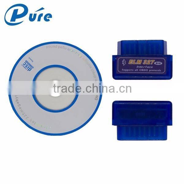 Smart super mini elm327 bluetooth v2.1 obd2 elm327 bluetooth obd hardware 2.1 diagnostic tool scanner