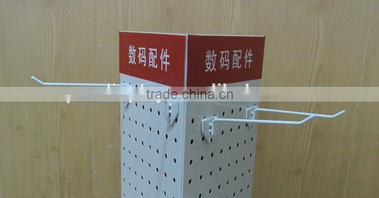 Metal display hooks slatwall