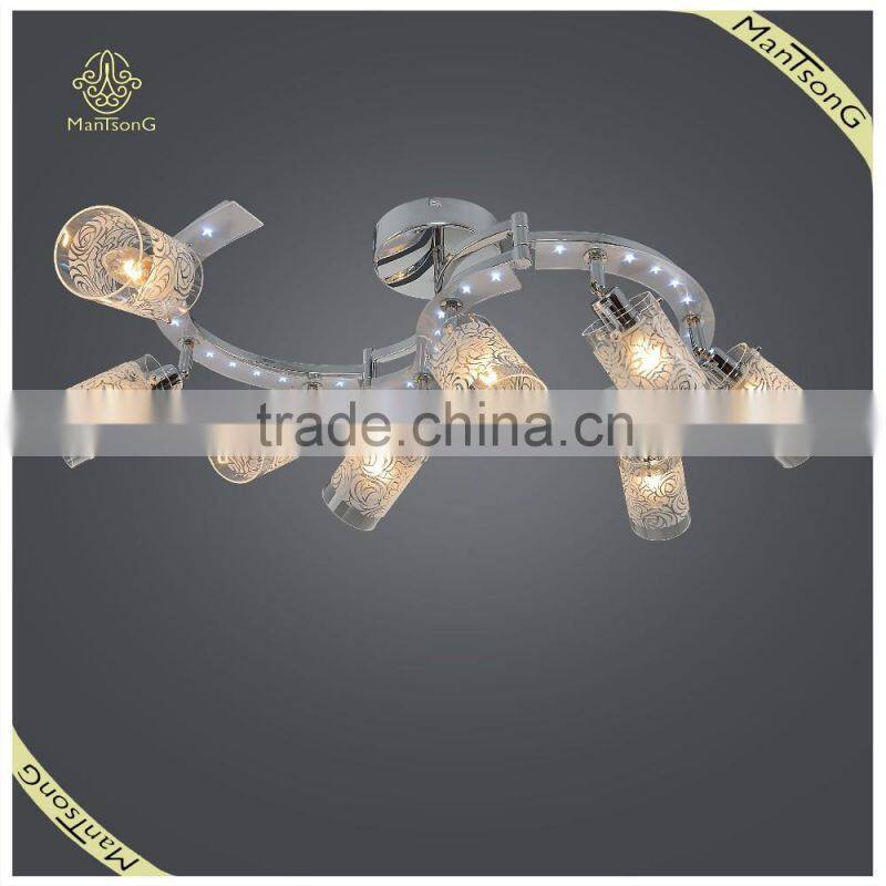 2016 New arrival Indoor Decorative Glass Shade Round LED Ceiling Light, LED Lighting