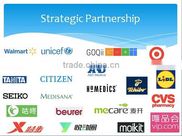 J-Style smart silicone chain link bracelet digital pedometer wtih continuous heart rate monitor