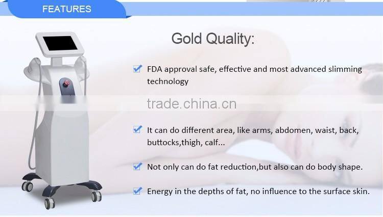 2017 Newest painless body shaping 2 years warranty ultralift hifu liposonix machine for weight loss