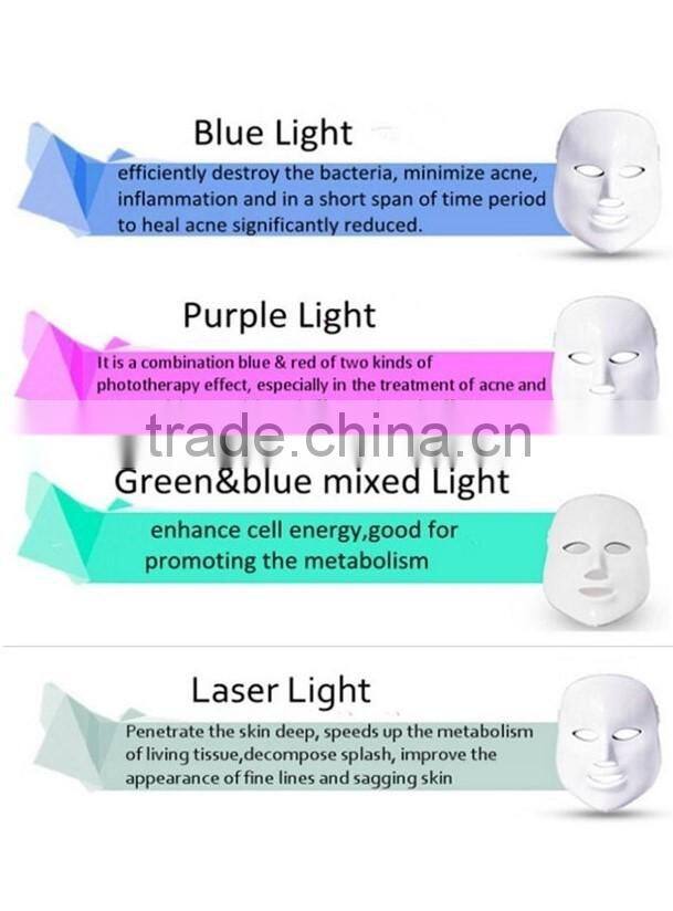 led light facial therapy mask face mask beauty machine for sale
