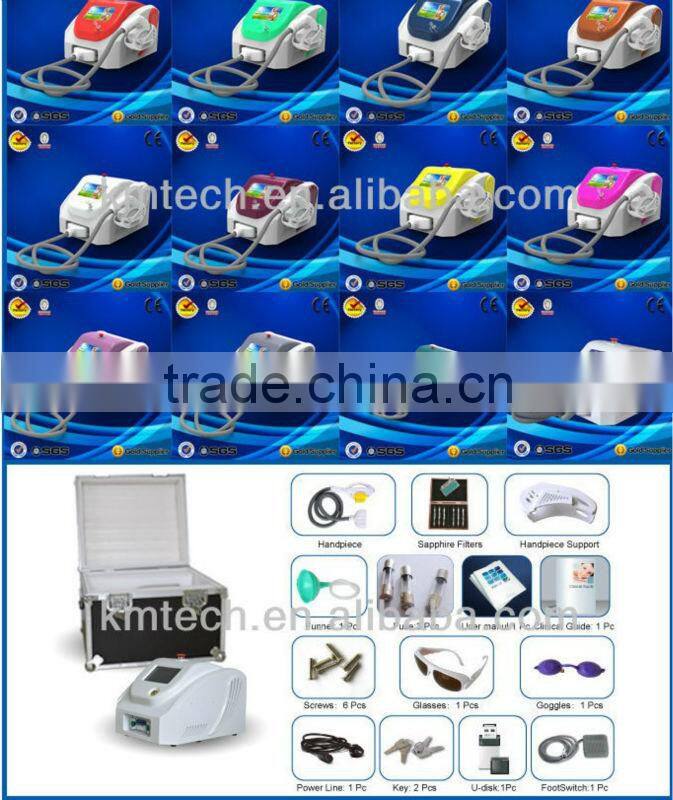 cheapest with CE ISO TUV approved ipl laser hair removel