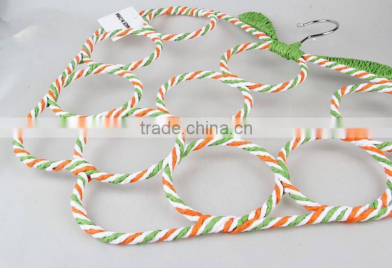 2016 NEW Style Apple-shaped circle made of paper 9 scarves scarf hanger racks for women scarf holder