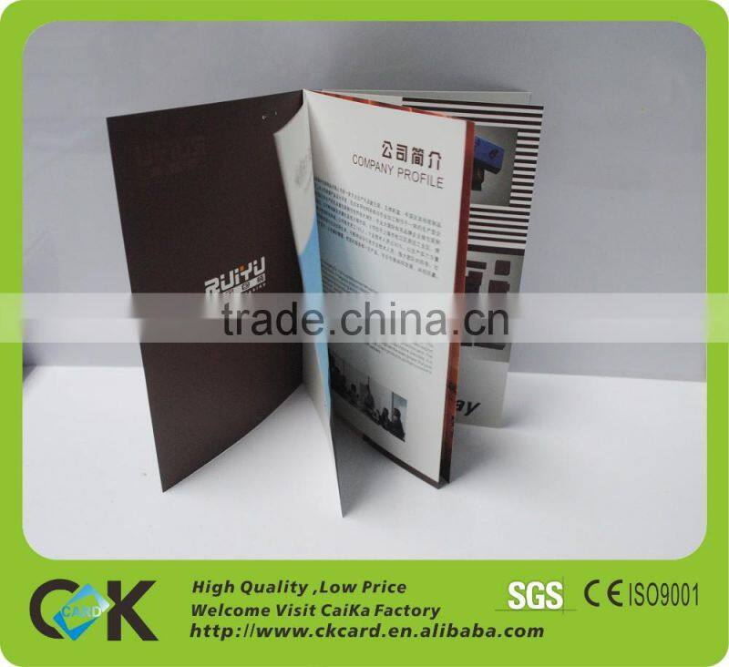 Eco-friendly paper!Printing folded flyers with favorable price from gold manufacture
