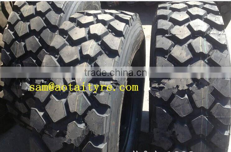 chinese high quality heavy Triangle Advance 385/95r20 395/85r20 military truck tire