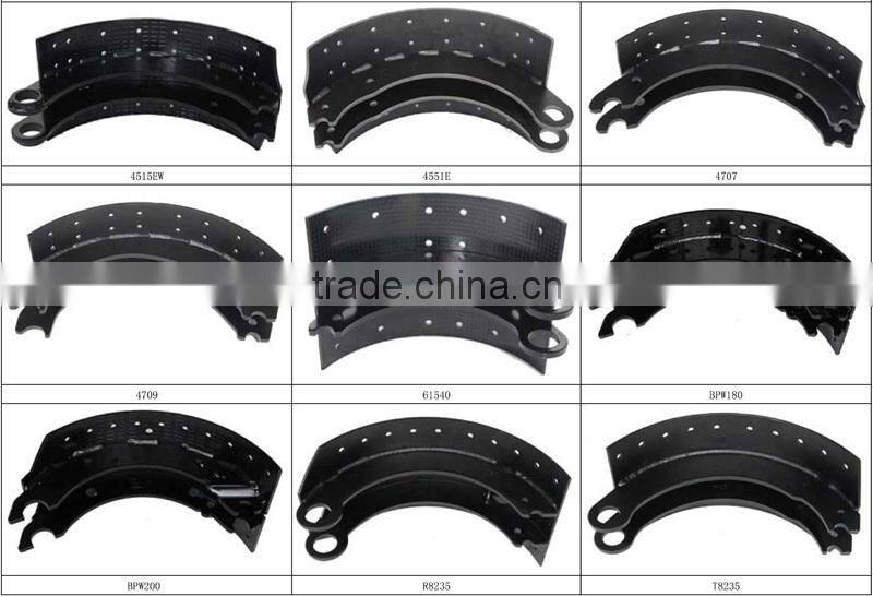 BPW180 Truck Brake Shoe for Iveco