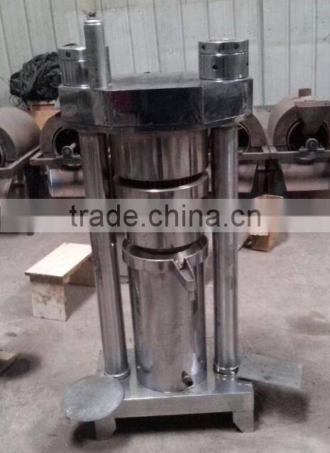 Easy to use High quality hydraulic press automatic seed hot oil extraction/soybean oil press machine HJ-HN50
