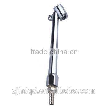 tire chuck with high quality ,zinc-alloy head chrome plated ,1/4" female with sleeve for rubber hose male