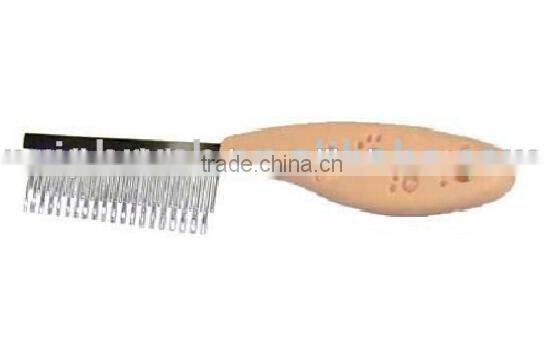 Alternative teeth metal pet grooming comb