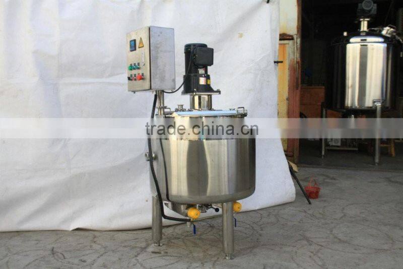 500L fruit juice mixing tank with mixer