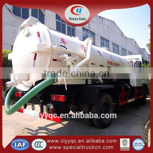 Dongfeng Tianjin sewage suction truck Euro 3 sewer cleaning for sale