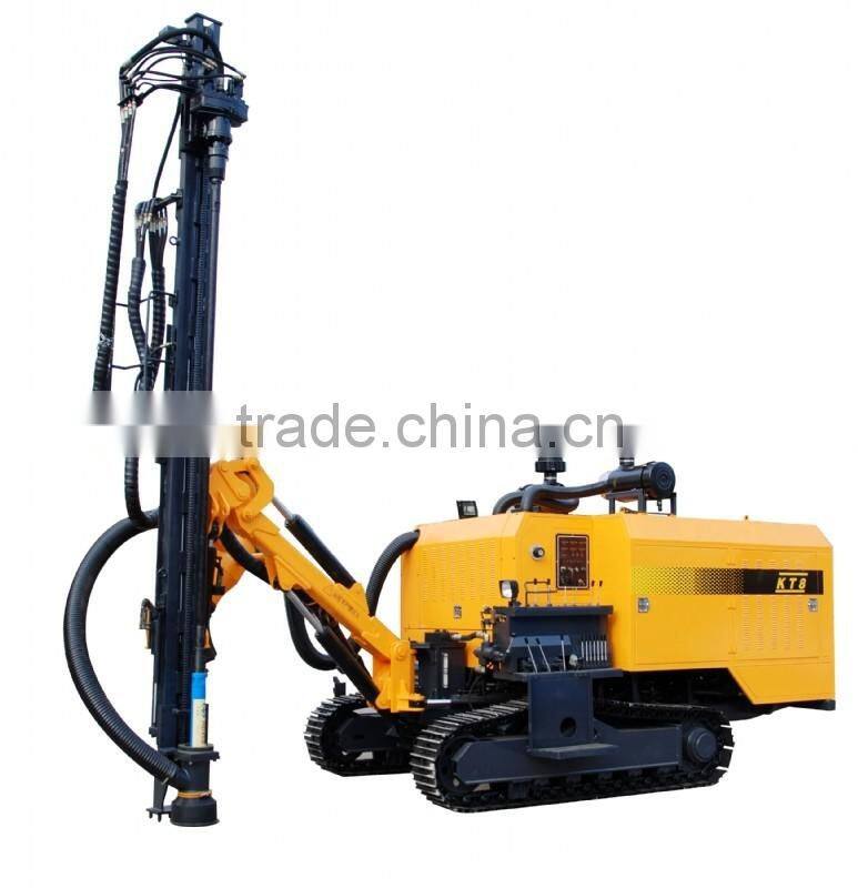 KT8 the most advanced crawler mounted integrated dth drilling rig