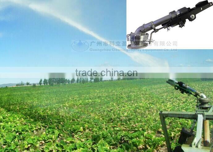 Adjustable angle sprinkler big gun for irrigation