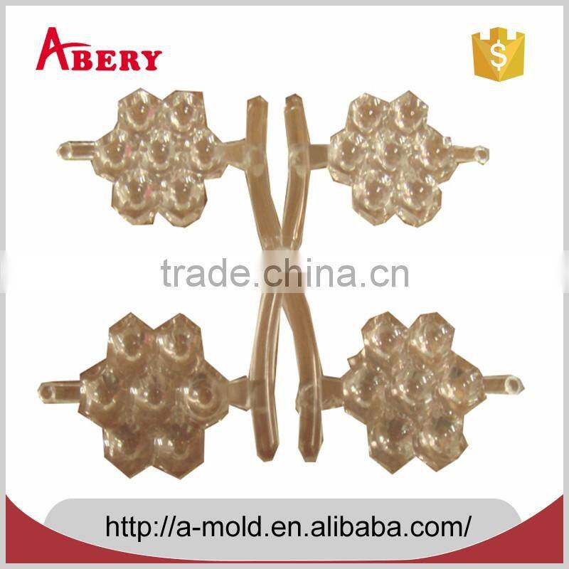 custom precision plastic overmoulding part, 2 color plastic parts moulding