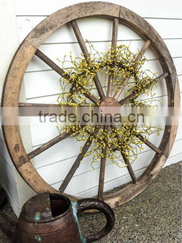 Western Country Wooden Wagon Wheel