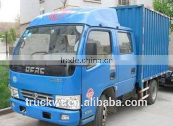 5 tons Dongfeng 120hp double row seating lorry trucks for sale
