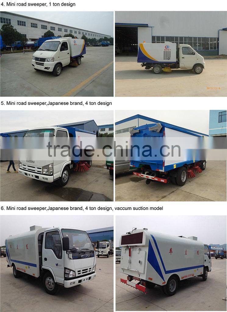 dongfeng pto road sweeper 8 m3