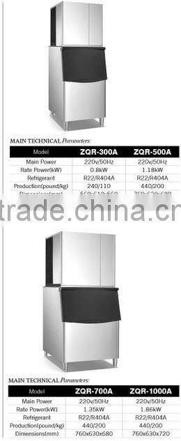 Hot sales 200Kg Capacity Ice Maker Machine price,Cheap Ice Maker Machine(ZQR-700A)