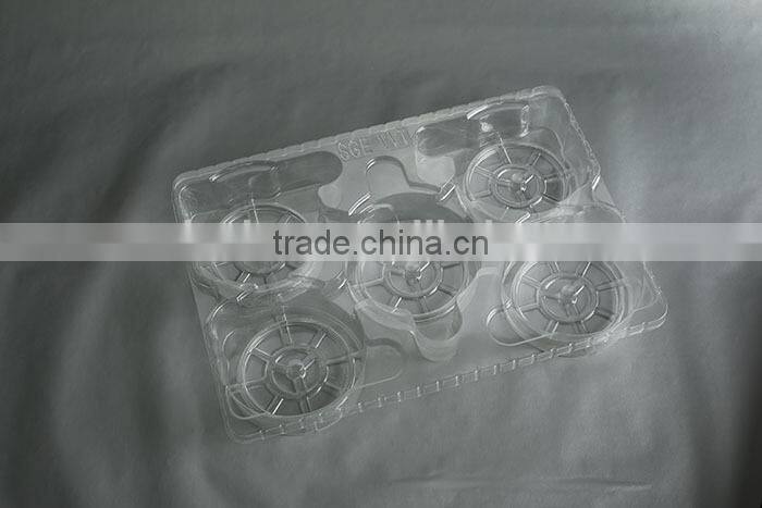 Vacuum disposable plastic tray for hardware