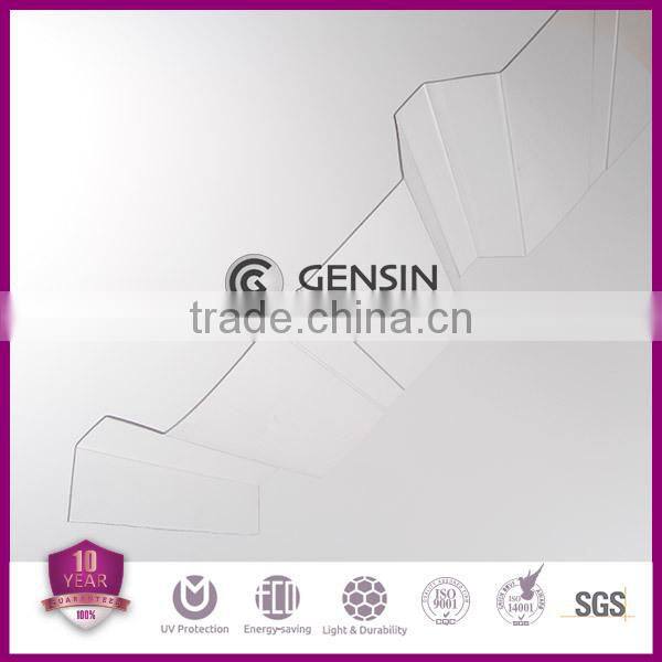 GENSIN/LIXIN polycarbonate corrugated sheet, PC wave sheet, PC roofing sheet