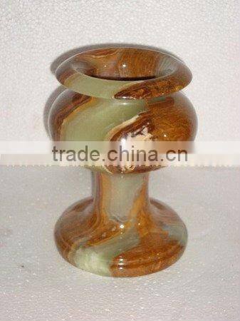 natural Onyx Flower Vase, stone handicraft, Marble onxy handicraft, gift and craft