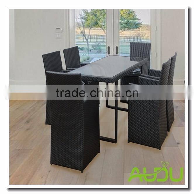 Audu Texas Outdoor Garden Rattan Dining Set