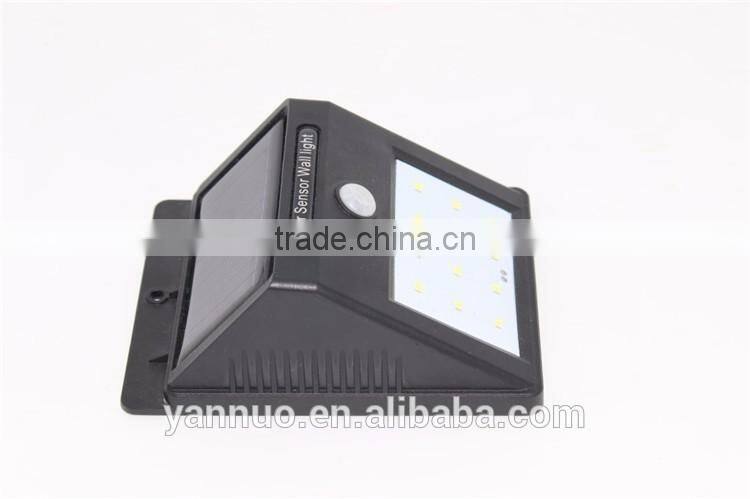 Solar LED Sensor Wall Night Light for Outdoor waterproof corridor