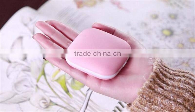 Creative carat USB charging mobile power Mini double sided fever Convenient hand warmer Multifunctional hand warmer