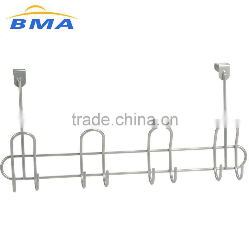Steel Wire Over Door Clothes Hook With 8 Hook BSCI