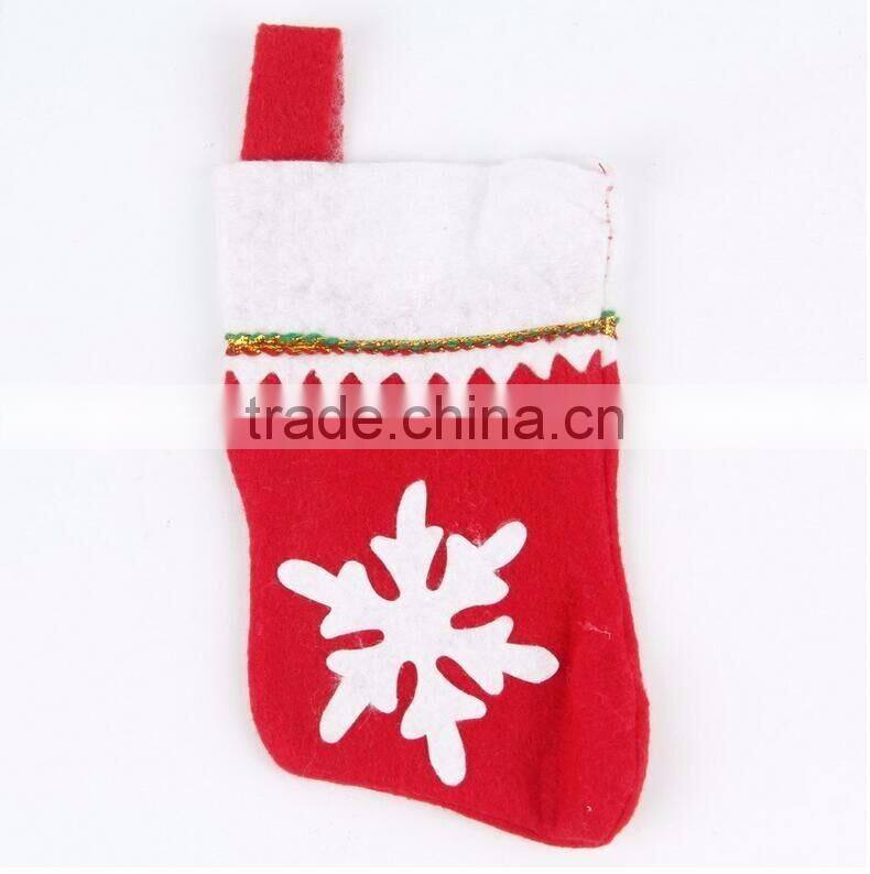 2016 Non-woven Christmas Stocking, Hanging Christmas Ornaments Decoration Supplies
