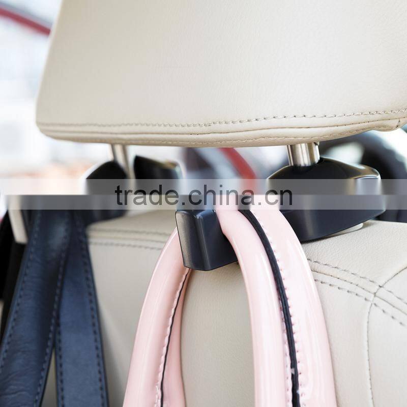 Automotive hook car hook(2pcs/set)/car organizer seat back car hooks auto bag hanger