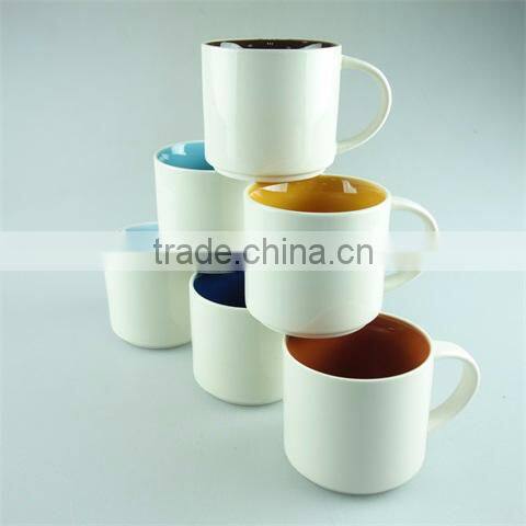 cheap porcelain mug with good shape and handle
