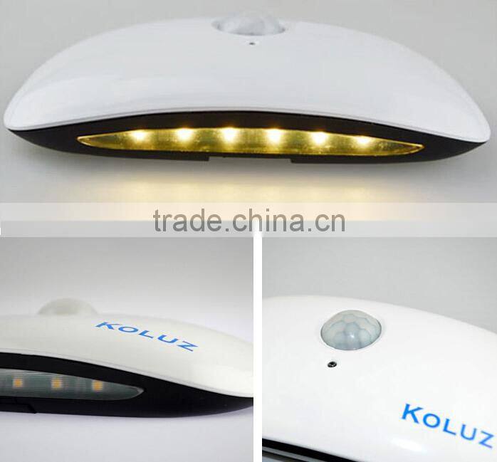 Supply creative fashion Apple mouse multifunctional infrared intelligent inductive LED night light / faba bean lamp