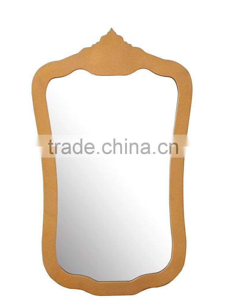 hot sale gold wall mounted swivel mirror decorative