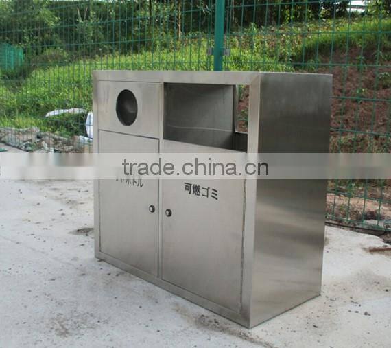 Arlau outdoor stainless steel waste bins for sale