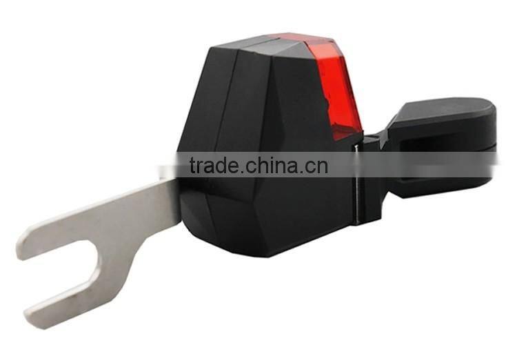 V brake type vibration energy self-powered bicycle tail light