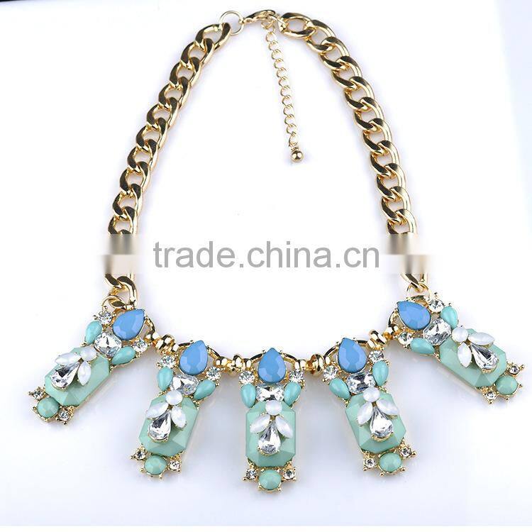 Delicacy handmade new design women fashion alloy jewelry necklace